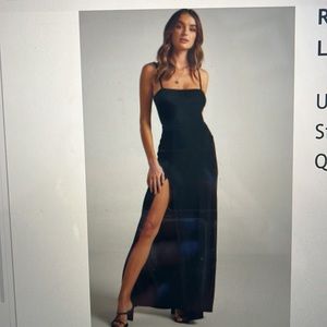 Long black formal dress